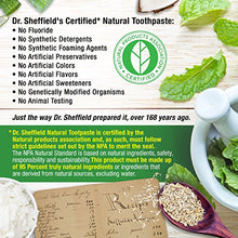Load image into Gallery viewer, Dr. Sheffield’s Certified Natural Toothpaste (Extra-Whitening) - Great Tasting, Fluoride Free Toothpaste/Freshen Your Breath, Whiten Your Teeth, Reduce Plaque (2-Pack)

