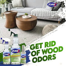 Load image into Gallery viewer, ZORBX Unscented Multipurpose Odor Eliminator Value Pack - Used in Hospitals &amp; Healthcare Facilities | Advanced Trusted Formula | Perfect Bundle to Get Rid of Unpleasant Odors (2 Oz + 16 Oz + 32 Oz)
