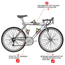 Load image into Gallery viewer, Wiel 100% Full Carbon Fiber Bicycle Bike Light Drink Water Bottle Cage Holder (2PCs Green)
