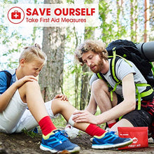 Load image into Gallery viewer, Small Travel First Aid Kit - 87 Piece Clean, Treat and Protect Most Injuries,Ready for Emergency at Home, Outdoors, Car, Camping, Workplace, Hiking.
