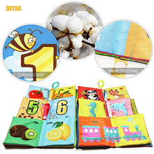 Load image into Gallery viewer, teytoy My First Soft Book, Nontoxic Fabric Baby Cloth Books Early Education Toys Activity Crinkle Cloth Book for Toddler, Infants and Kids Perfect for Baby Shower -Pack of 6
