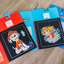 Load image into Gallery viewer, Melissa &amp; Doug PAW Patrol Scratch Art 3-Pack – Chase, Skye, Marshall Color Reveal Travel Activity Pads
