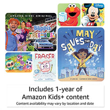 Load image into Gallery viewer, Amazon Fire 7 Kids tablet, ages 3-7. Top-selling 7" kids tablet on Amazon - 2022. Set time limits, age filters, educational goals, and more with parental controls, 16 GB, Blue
