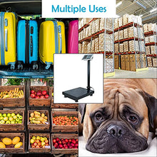 Load image into Gallery viewer, Houseables Industrial Platform Scale 600 LB x .05, 19.5" x 15.75", Digital, Bench, Large for Luggage, Shipping, Package Computing, Postal
