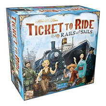 Load image into Gallery viewer, Ticket to Ride Rails &amp; Sails Board Game | Family Board Game | Board Game for Adults and Family | Train Game | Ages 10+ | For 2 to 5 players | Average Playtime 60-120 minutes | Made by Days of Wonder

