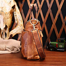 Load image into Gallery viewer, Vintage Handmade Leather Messenger Bag for Laptop Briefcase Best Computer Satchel Distressed Bag (Brown)
