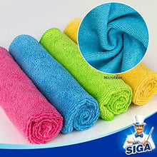 Load image into Gallery viewer, MR.SIGA Microfiber Cleaning Cloth,Pack of 12,Size:12.6" x 12.6"
