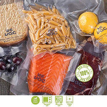 Load image into Gallery viewer, Wevac Vacuum Sealer Bags 100 Gallon 11x16 Inch for Food Saver, Seal a Meal, Weston. Commercial Grade, BPA Free, Heavy Duty, Great for vac storage, Meal Prep and Sous Vide
