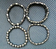 Load image into Gallery viewer, Acupress 4pcs/Set Hematite Powerful Magnetic Therapy Bracelets

