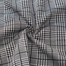 Load image into Gallery viewer, Kate Kasin Womens Knee Length Elastic Waist Stretchy Bodycon Plaid Business Pencil Skirt
