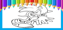 Load image into Gallery viewer, new Blue Нedgеhоg Game Coloring for kids
