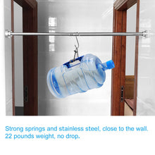 Load image into Gallery viewer, TEECK Shower Curtain Rod, 40-73 inch Adjustable Tension Spring, Premium Stainless Steel, Anti-Slip, No Drilling, No Rust, Never Collapse, for Bathroom, Easy to use
