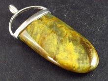 Load image into Gallery viewer, Pietersite Silver Pendant From Namibia - 1.7"
