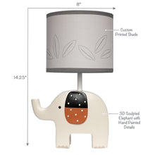 Load image into Gallery viewer, Lambs &amp; Ivy Jungle Lamp with Shade &amp; Bulb Multicolor
