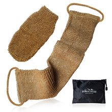 Load image into Gallery viewer, Set of Hemp Back Washer &amp; Wooden Cleaning Finger Nail Brush
