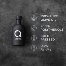 Load image into Gallery viewer, Atsas Extra Virgin Organic Olive Oil - Rich in Polyphenols - Cyprus Cold Pressed Evoo - Multiple Health Award Winner - 2023 New Harvest -100ml
