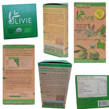 Load image into Gallery viewer, Organic High Polyphenol Rich Extra Virgin Olive Oil OLIVIE PLUS 30X | Moroccan Desert Olive Oil | EVOO | MD Recommended | Organic, Kosher | 250 ml Glass Bottle
