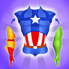 Load image into Gallery viewer, Perfect Mashup Superhero Maker Challenge Runner 3D - Collect Heroes Parts to Make Superheroes and Boost War Superpower Rush Game
