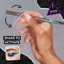 Load image into Gallery viewer, URBAN DECAY 24/7 Inks Liquid Eyeliner Pen – Water-Resistant, Smudge-Proof – Up to 24HR Wear – Ergonomic Grip – Vegan &amp; Cruelty Free – Deep End (Teal Shimmer, Brush Tip)
