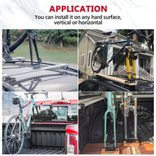 Load image into Gallery viewer, ALAVENTE Universal Quick Release Bike Front Fork Mount Bracket Set Bicycle Stand Holder Car Rack Carrier for Most Vehicle Truck Pickup Bed Storage Travelling Riding Supplies
