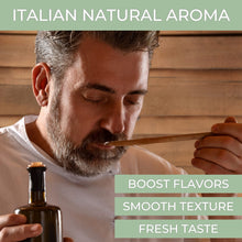 Load image into Gallery viewer, N°1 Drinking Extra Virgin Olive Oil - Italian Olive Oil from Italy 2023 Gold Award Winner - 420,7mg/kg Polyphenol Rich Olive Oil - 100% Unrefined Cold pressed Olive Oil for Drinking and Finishing Use
