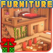 Load image into Gallery viewer, Furniture Mod for Minecraft PE - The best furniture mod for Minecraft with decorations for your kitchen, living room, bedroom, garden, bathroom, office, games room, house and home
