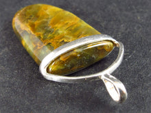 Load image into Gallery viewer, Pietersite Silver Pendant From Namibia - 1.7"
