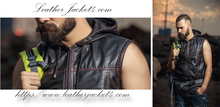 Load image into Gallery viewer, Leather Jacket 4
