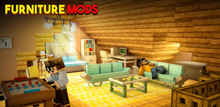 Load image into Gallery viewer, Furniture Mod for Minecraft PE - The best furniture mod for Minecraft with decorations for your kitchen, living room, bedroom, garden, bathroom, office, games room, house and home
