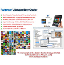 Load image into Gallery viewer, Ultimate eBook Creator: eBook Creation Software Kindle, iPad and Android Devices [Download]
