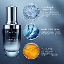 Load image into Gallery viewer, Lancôme Advanced Génifique Radiance Boosting Anti-Aging Face Serum - Visibly Hydrates &amp; Plumps Skin - with Bifidus Prebiotic, Hyaluronic Acid &amp; Vitamin Cg, 0.68 Fl Oz
