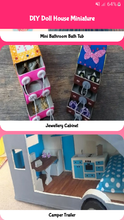 Load image into Gallery viewer, DIY How to Make Dollhouse Miniature &amp; Furniture Easily
