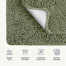 Load image into Gallery viewer, BELADOR Bathroom Rugs Sets 2 Piece - Plush Bath Mat Set Quick-Dry Soft Chenille Bathroom Mat with Rubber Backing, Absorbant Bathroom Rug Set, Washable Bath Rugs for Bathroom - Bath Mats 24x17 + 30x20
