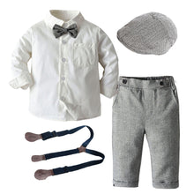 Load image into Gallery viewer, Kid Boys Formal Party Outfits Clothes Set Wedding Birthday Toddler Boy Gentleman Handsome Children Elegant Suit 2 3 4 5 6 Years
