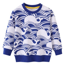 Load image into Gallery viewer, Jumping Meters New Arrival Animals Kids Sweatshirts Cartoon Boys Girls Autumn Winter Hooded Toddler Long Sleeve Clothes Sweaters
