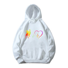 Load image into Gallery viewer, Baby Fall/Winter Hoodies Boys/Girls Handsome Judo Shoulder Throw Design Print White Sweatshirt Kids Soft Clothes Harajuku Tops
