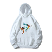 Load image into Gallery viewer, Baby Fall/Winter Hoodies Boys/Girls Handsome Judo Shoulder Throw Design Print White Sweatshirt Kids Soft Clothes Harajuku Tops
