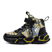 Load image into Gallery viewer, Children Shoes Boy Sneakers Fashion Print Luxury Designer High Top Sneakers Kids Tenis Shoes Boy Sports Casual Free Shipping

