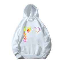 Load image into Gallery viewer, Baby Fall/Winter Hoodies Boys/Girls Handsome Judo Shoulder Throw Design Print White Sweatshirt Kids Soft Clothes Harajuku Tops
