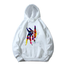 Load image into Gallery viewer, Baby Fall/Winter Hoodies Boys/Girls Handsome Judo Shoulder Throw Design Print White Sweatshirt Kids Soft Clothes Harajuku Tops
