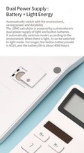 Load image into Gallery viewer, Xiaomi Mijia Youpin LEMO Calculator LCD Display Intelligent Shutdown Function Calculator Student Calculation Tool
