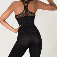 Load image into Gallery viewer, Hirigin 2020 Hot Sweat Waist Trainer Slimmer Trimmer Zip Belt Body Shaper Weight Loss Workout Solid Belts Plus Size

