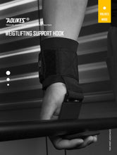 Load image into Gallery viewer, AOLIKES Weight Lifting-Hook Hand-Bar Wrist Straps Glove Weightlifting Strength Training Gym Fitness Hook Weight Lifting Gloves
