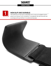 Load image into Gallery viewer, AOLIKES Weight Lifting-Hook Hand-Bar Wrist Straps Glove Weightlifting Strength Training Gym Fitness Hook Weight Lifting Gloves
