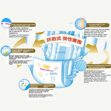 Load image into Gallery viewer, Baby Diaper pants Newborn Nappy Disposable Swaddlers Hypoallergenic Diaper S64 M56 L48 XL40
