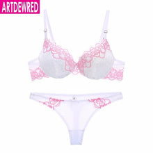 Load image into Gallery viewer, high-end lace bra and underwear set lingerie
