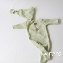 Load image into Gallery viewer, Crochet Mohair Bebe Fotografia Baby Clothe
