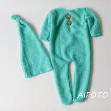 Load image into Gallery viewer, Crochet Mohair Bebe Fotografia Baby Clothe
