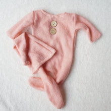 Load image into Gallery viewer, Crochet Mohair Bebe Fotografia Baby Clothe
