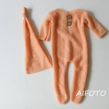 Load image into Gallery viewer, Crochet Mohair Bebe Fotografia Baby Clothe
